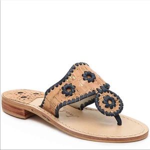 Brand New Jack Rogers, Navy and Cork